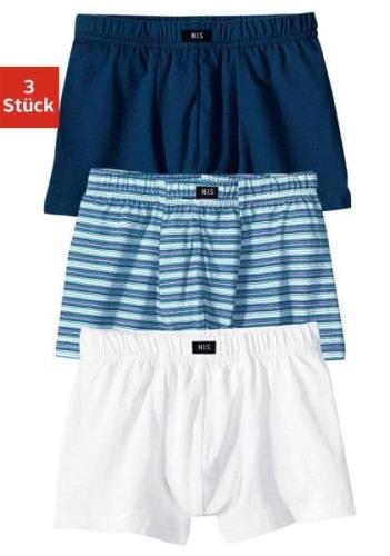 H.I.S Boxershort coole uni-strepenmix (set, 3 stuks)