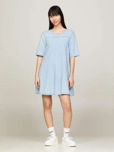 NU 20% KORTING: Tommy Jeans Curve Blousejurk TJW CHAMBRAY A-LINE SS DR...