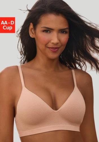 Lascana Push-up-bh COMFY BRA zonder beugels in zachte katoenen stof, b...