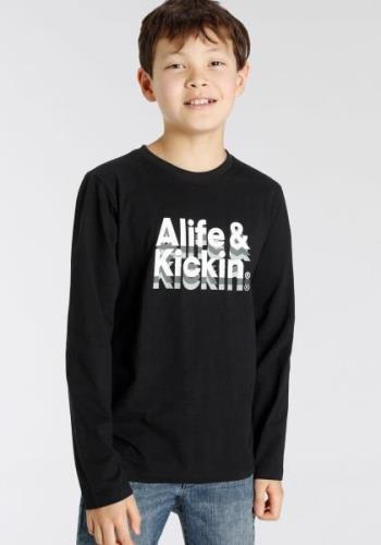 Alife & Kickin Shirt met lange mouwen Logoprint NIEUW MERK!