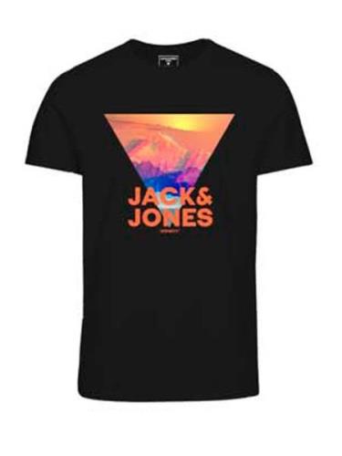 Jack & Jones Shirt met korte mouwen JCOLOGO PRINT TEE SS CREW NECK FST