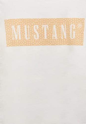 MUSTANG Shirt met korte mouwen Shirt met print Mustang Print-Shirt