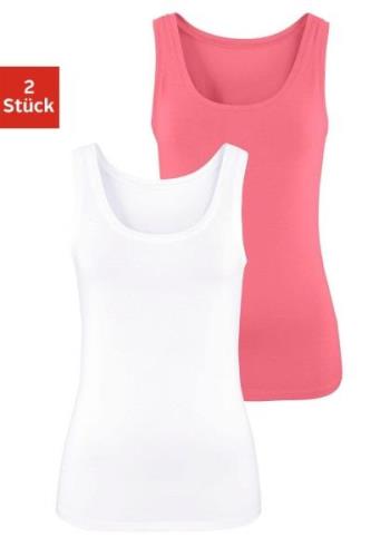 NU 25% KORTING: Vivance Tanktop gemaakt van elastische katoenen stof, ...