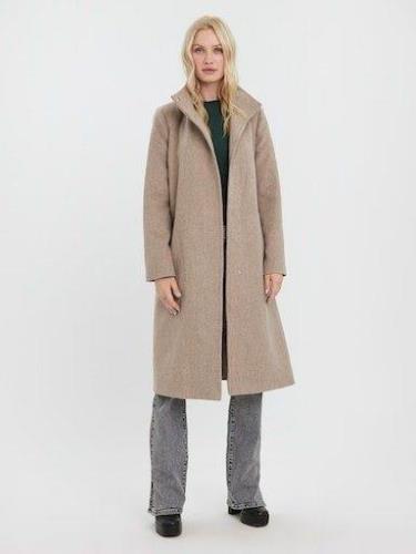 NU 20% KORTING: Vero Moda Lange jas VMTWODOPE VERA LONG WOOL COAT