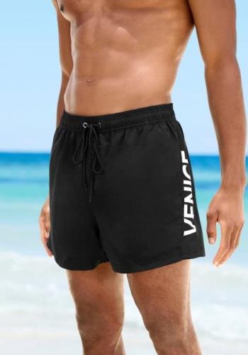 Venice Beach Zwemshort met groot merkopschrift