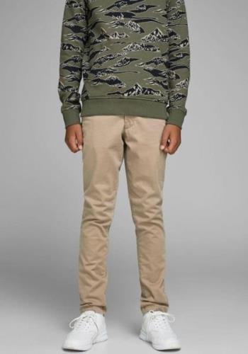 NU 20% KORTING: Jack & Jones Junior Chino JPSTMARCO JJBOWIE SA BEIGE N...