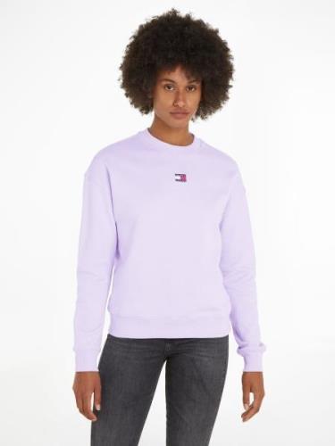 TOMMY JEANS Sweatshirt met drop-shoulder design en logo aan de voorkan...