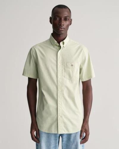 Gant Overhemd met korte mouwen Regular fit poplin overhemd licht slijt...