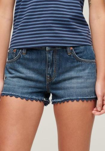 NU 20% KORTING: Superdry Jeanshotpants VINTAGE DENIM HOT SHORT