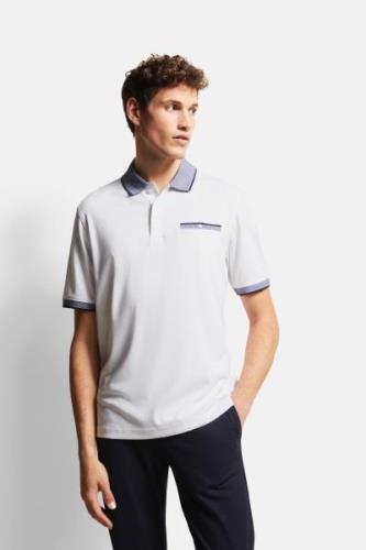 Bugatti Poloshirt met contraststrepen