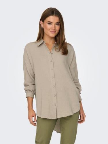 NU 20% KORTING: Only Lange blouse ONLTHYRA OVERSIZED SHIRT NOOS WVN