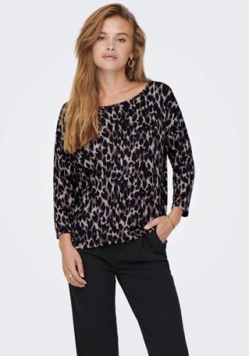 Only Shirt met 3/4-mouwen ONLELCOS 4/5 AOP TOP JRS