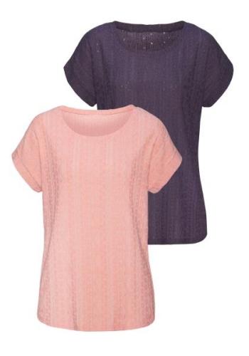 NU 20% KORTING: Vivance T-shirt (set, 2-delig)