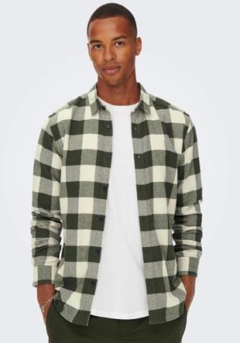 NU 20% KORTING: ONLY & SONS Geruit overhemd GUDMUND LS CHECKED SHIRT