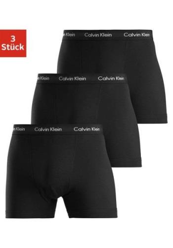 Calvin Klein Trunk in uni-zwart (3 stuks)