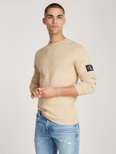 NU 20% KORTING: Calvin Klein Shirt met lange mouwen BADGE WAFFLE LS TE...