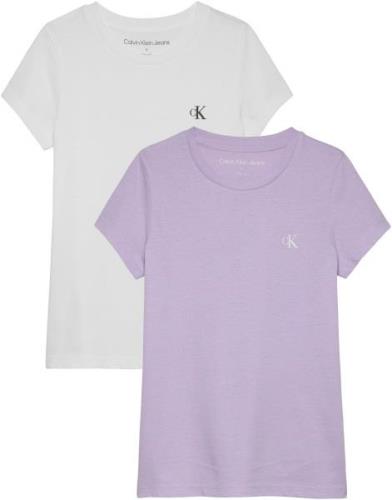 NU 20% KORTING: Calvin Klein T-shirt 2-PACK SLIM MONOGRAM TOP voor kin...