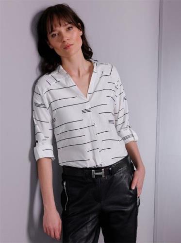 NU 20% KORTING: CREATION L PREMIUM Gedessineerde blouse