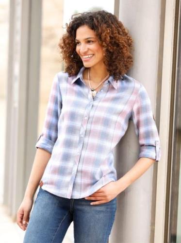 NU 20% KORTING: Casual Looks Flanellen blouse