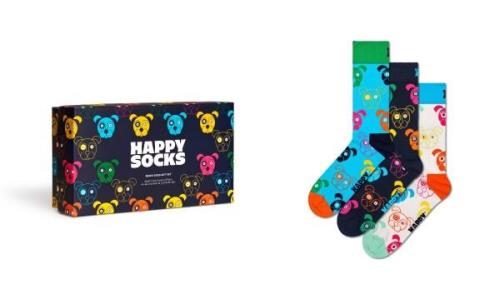 NU 20% KORTING: Happy Socks Sokken 3-Pack Mixed Dog Socks Gift Set (se...