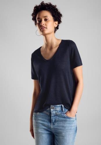 STREET ONE T-shirt met viscose