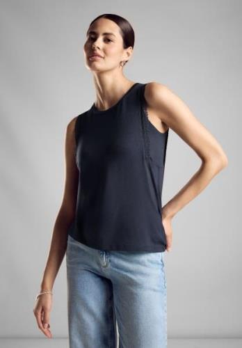 STREET ONE Shirttop met haakdetail