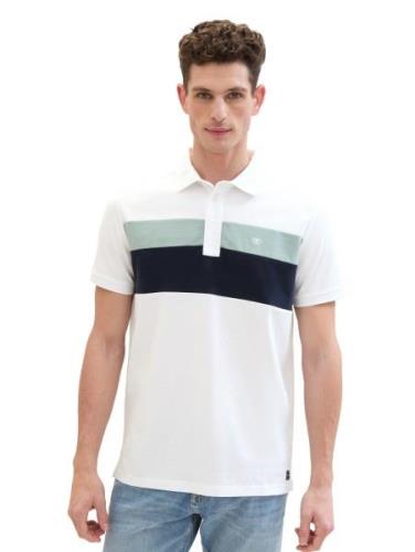 Tom Tailor Poloshirt met logo in reliëf op de borst