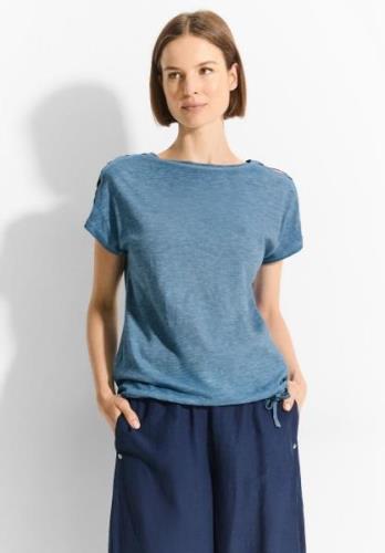 NU 20% KORTING: Cecil T-shirt met knoopdetail