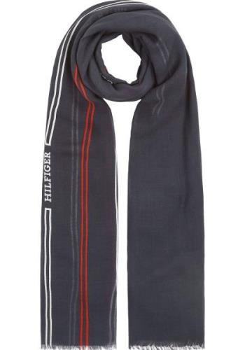 Tommy Hilfiger Modieuze sjaal ESSENTIAL FLAG SCARF met een logo-opschr...