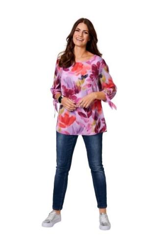 HERMANN LANGE Collection Gedessineerde blouse in gebloemd design