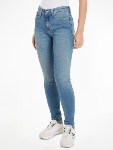 Calvin Klein Skinny fit jeans Mid rise skinny in 5-pocketsstijl