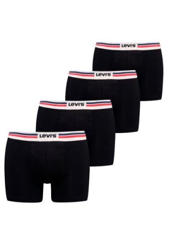 Levi's® Boxershort met brede logoband (Set van 4)