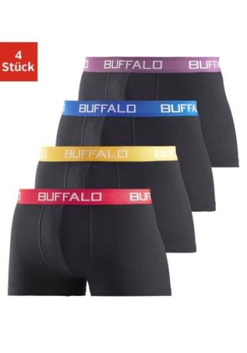 Buffalo Boxershort van katoenmix (set, 4 stuks)