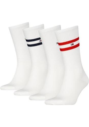 NU 20% KORTING: Tommy Hilfiger Sokken met geborduurd logo (Set van 4)