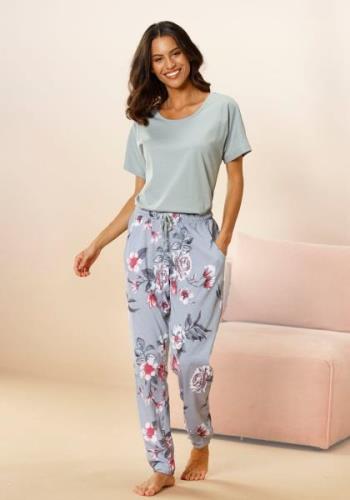 Vivance Dreams Pyjama met bloemenprint (2-delig, 1 stuk)