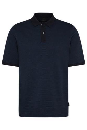 Bugatti Poloshirt in 2-tone-look