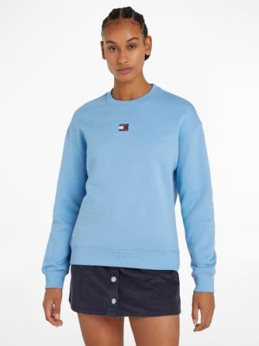 TOMMY JEANS Sweatshirt met drop-shoulder design en logo aan de voorkan...