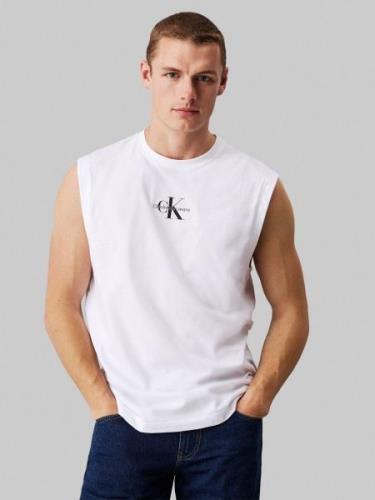 NU 20% KORTING: Calvin Klein T-shirt MONOLOGO SLEEVELESS TEE