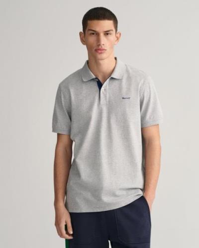 Gant Poloshirt REG CONTRAST PIQUE SS RUGGER met contrastkleurige inzet...