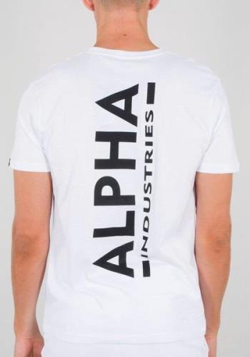 Alpha Industries Shirt met ronde hals Backprint T