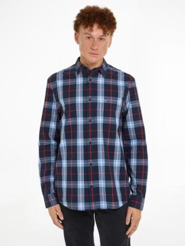 TOMMY JEANS Overhemd met lange mouwen TJM REG POPLIN CHECK SHIRT