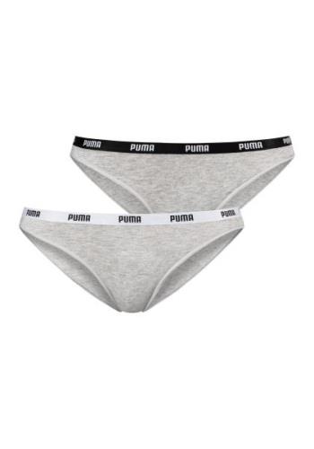 PUMA Bikinibroekje Iconic met smalle logo-weefband (2 stuks, Set van 2...