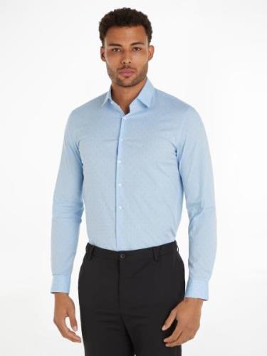 NU 20% KORTING: Calvin Klein Overhemd met lange mouwen POPLIN LEAF PRI...