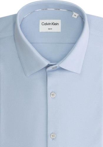 NU 20% KORTING: Calvin Klein Overhemd met lange mouwen STRETCH PIQUE S...