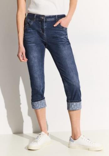 NU 20% KORTING: Cecil 7/8 jeans met omslag