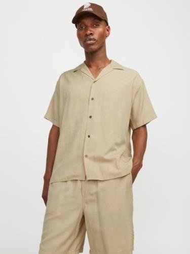 Jack & Jones Overhemd met korte mouwen JPRCCAARON TENCEL RESORT SHIRT ...