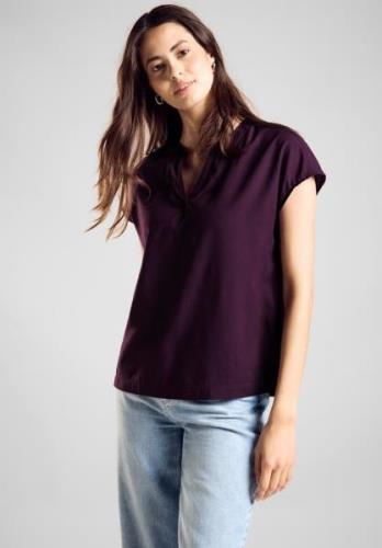 STREET ONE Blouse met korte mouwen