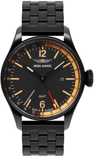 NU 20% KORTING: IRON ANNIE Kwartshorloge Flight Control, GMT, 5148M2 P...