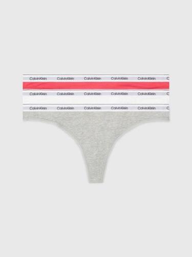 Calvin Klein String 3 PACK THONG (LOW-RISE) (3 stuks)