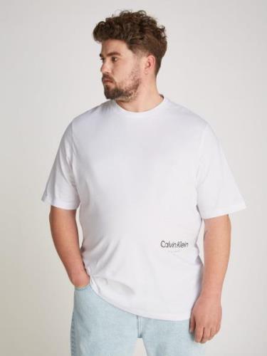 NU 20% KORTING: Calvin Klein T-shirt BT_OFF PLACEMENT LOGO T-SHIRT